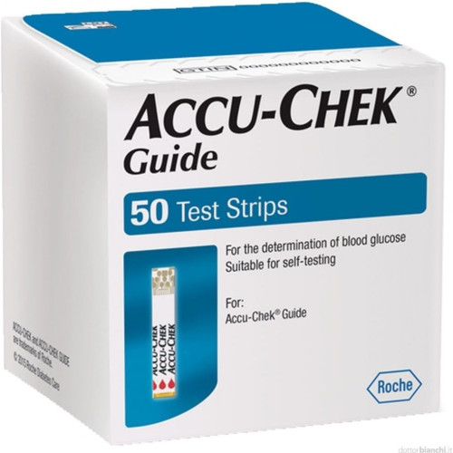 ACCU-CHEK GUIDE 50 TIRAS