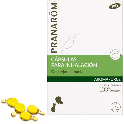 PRANAROM AROMAFORCE CAPSULAS NARIZ GARGANTA 30U