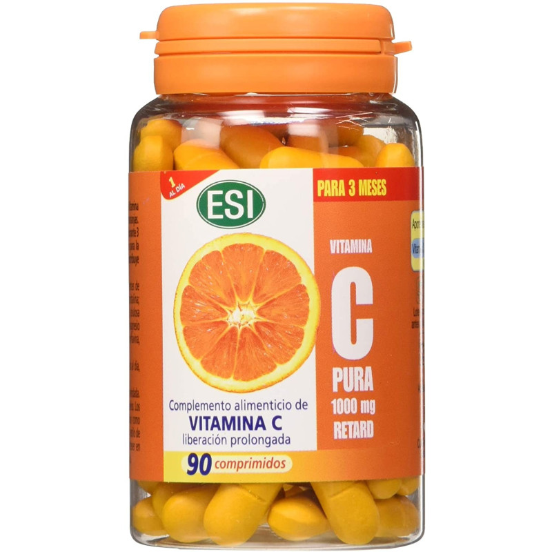 VITAMINA C PURA RETARD ESI 1000 MG 90 COMPRIMIDO