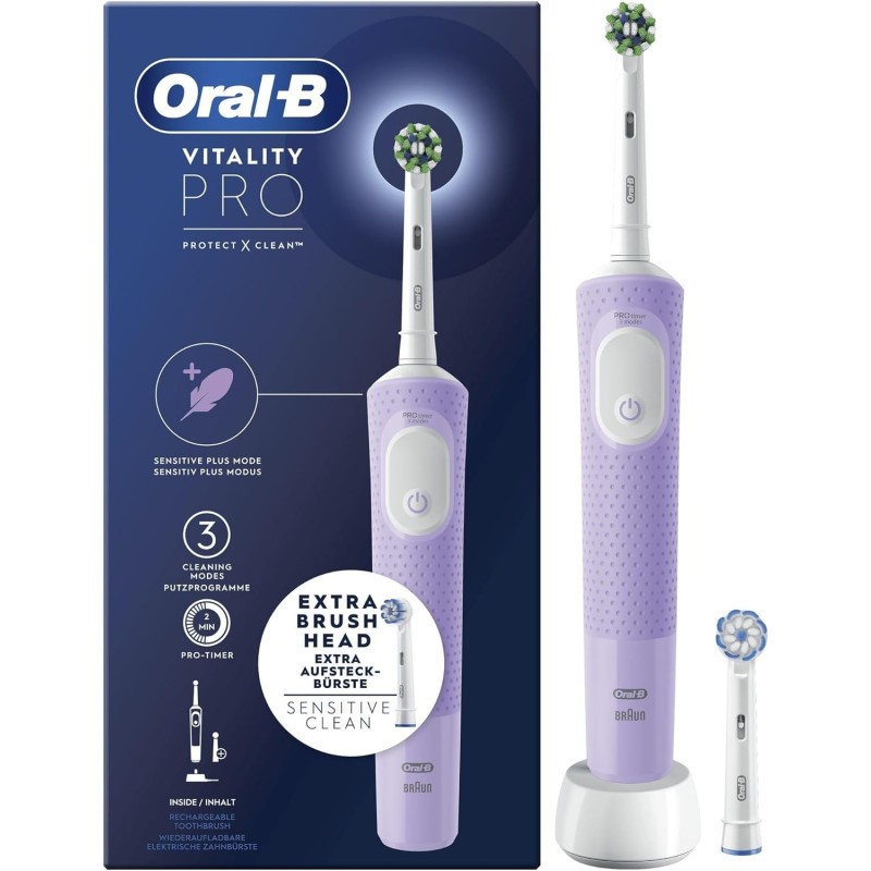 ORAL B CEPILLO ELECTRICO  VITALITY PRO LILA