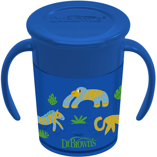 DR BROWN´S VASO 360º SIN BOQUILLA  AZUL 200 ML