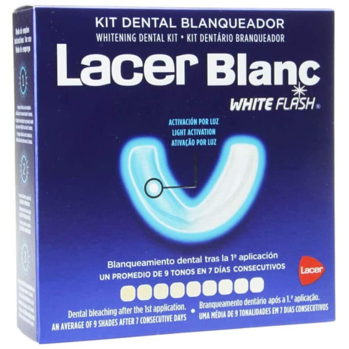 LACERBLANC WHITE FLASH KIT DENTAL BLANQUEADOR+PA