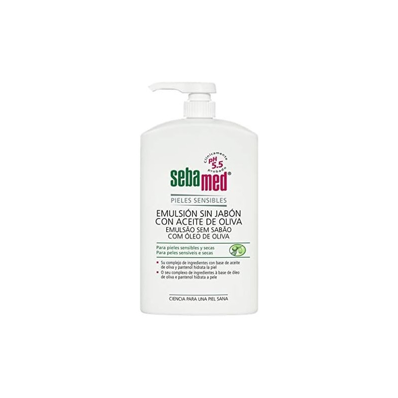 SEBA MED EMULSION SI JABON ACEITE OLIVA 750 ML