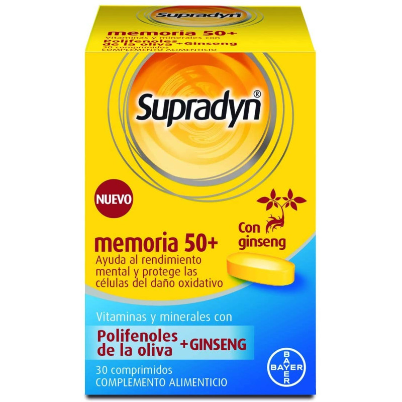 SUPRADYN MEMORIA 50+ 30 COMPRIMIDOS