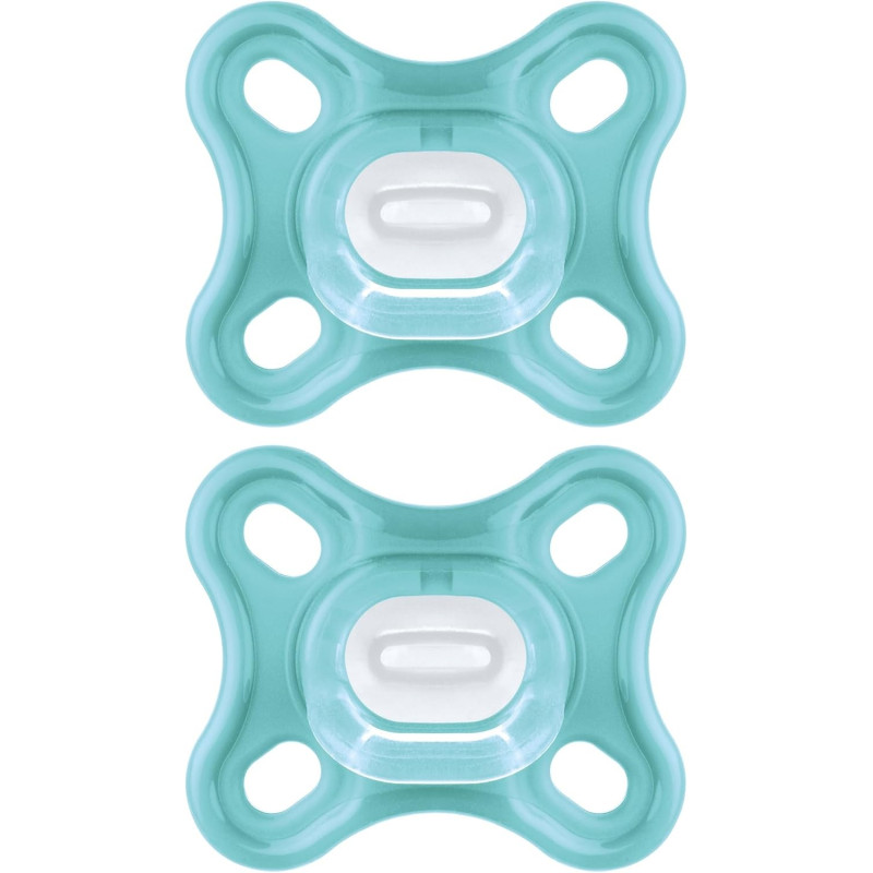 MAM CHUPETE SILICONA COMFORT 0-3 M 2UD AZUL