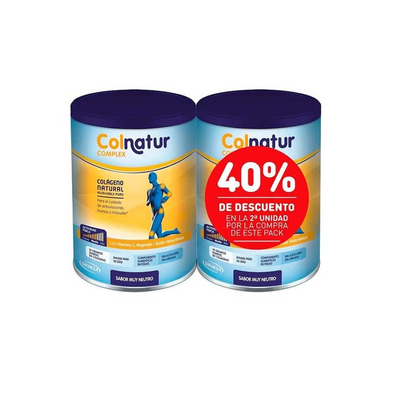 COLNATUR COMPLEX DUPLO NEUTRO PACK 2ª 40% 330 G