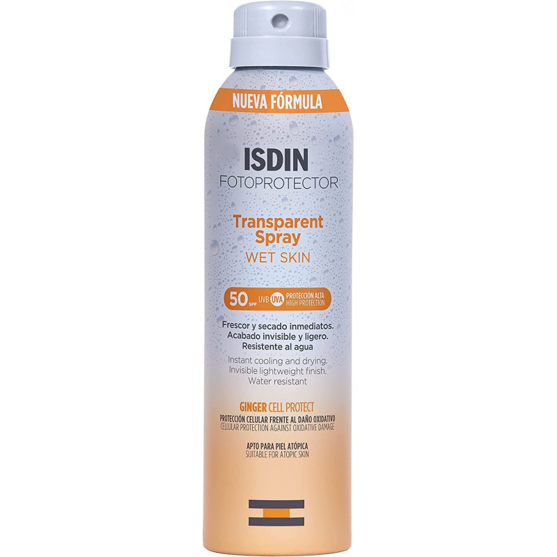 ISDIN TRANSPARENT WET SKIN SPRAY SPF+50 250 ML