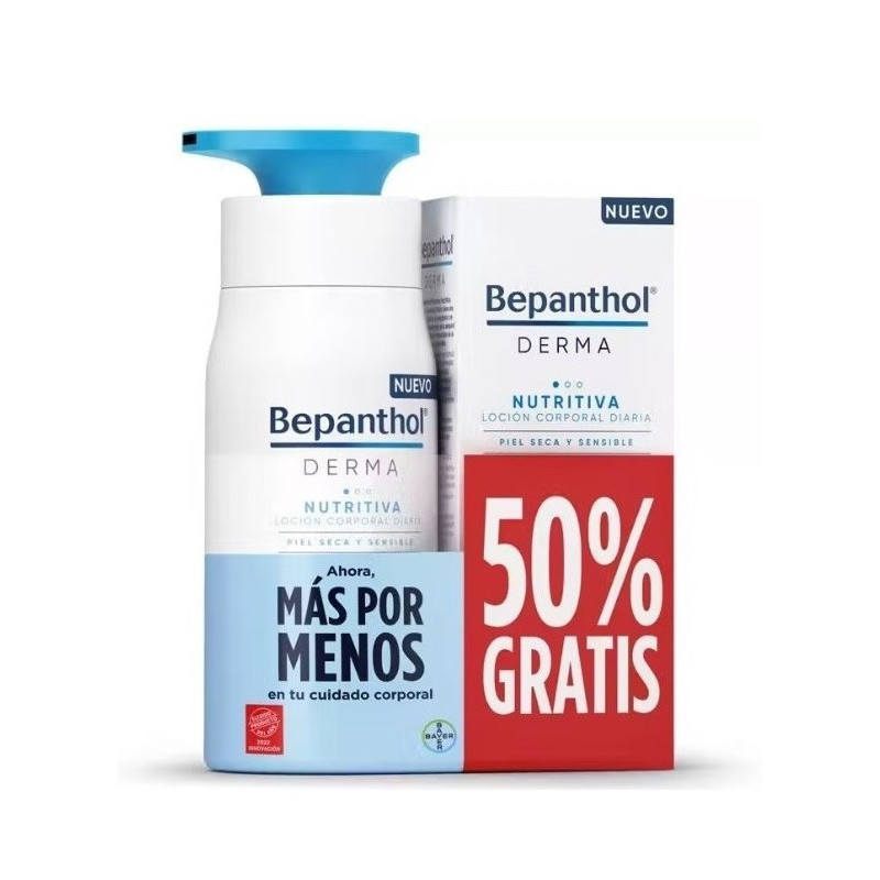 BEPANTHOL DERMA NUTRITIVA LOCION  400 ML+200ML G