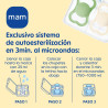 MAM CHUPETE SILICONA FISIOLOGICA AIR 6+M PACK 2 UN AZUL + BLANCO