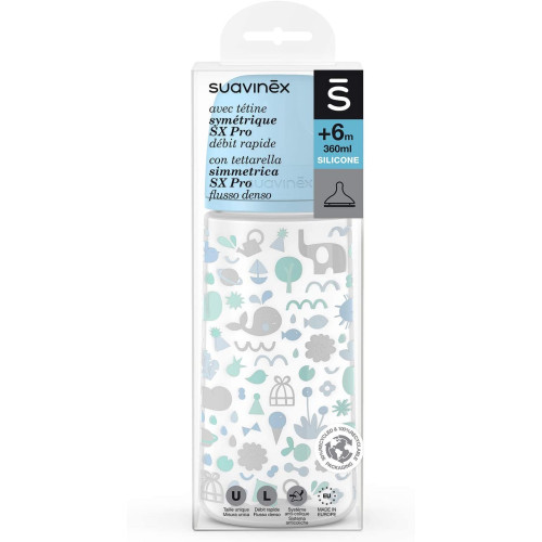 SUAVINEX BIBERON TETINA ANATO SILICO T2L 360ML