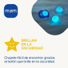 MAM PERFECT CHUPETE SILICONA  NIGHT 2 - 6 M ROSA 2 UD