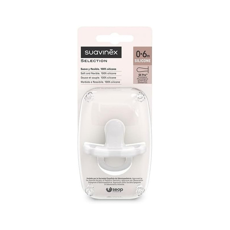 SUAVINEX CHUPETE TODOSILICONA FISIOLOGICO 0-6M