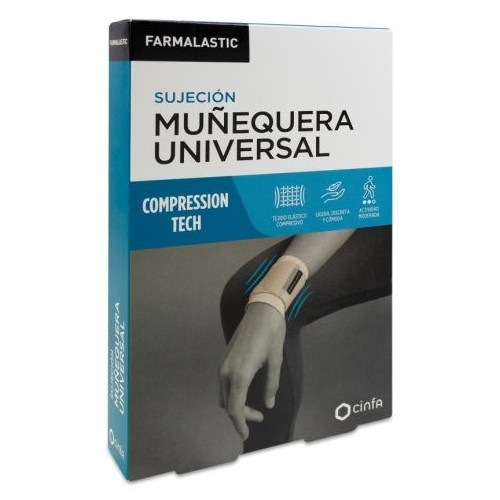 INNOVA MUÑEQUERA VELCRO BEIGE TALLA 2