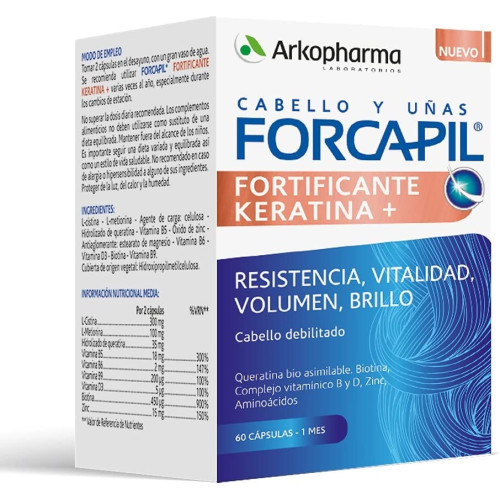 FORCAPIL FORTIFICANTE KERATINA 60 CAPS.