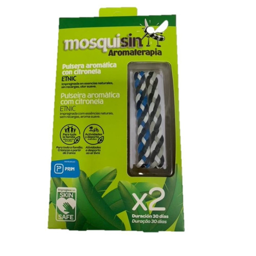 MOSQUISIN AROMATERAPIA PULSERA CITRONELA ETNIC 2