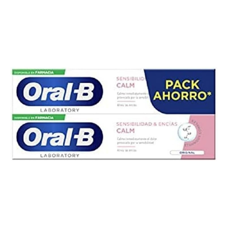 ORAL-B SENSIBILIDAD Y ENCIAS CALM 2 X100 ML PAK