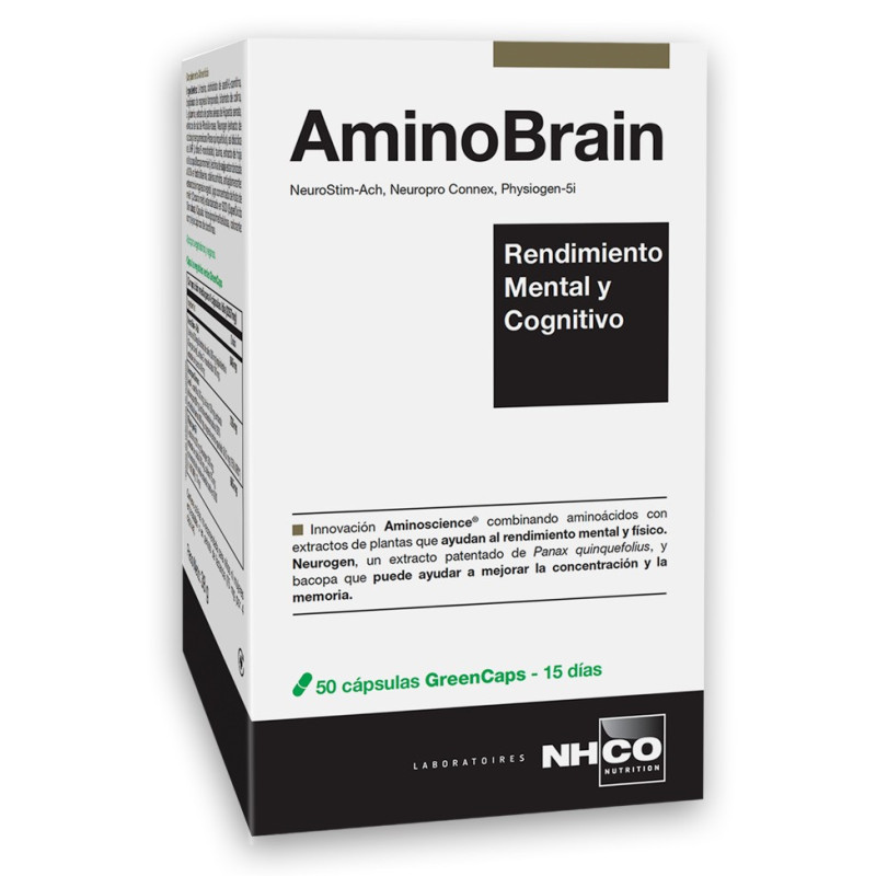 AMINOBRAIN RENDIMIENTO MENTAL Y COGNITIVO 50 CAP