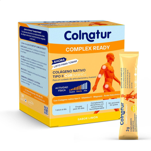 COLNATUR READY 30 STICKS 3 G SABOR LIMON