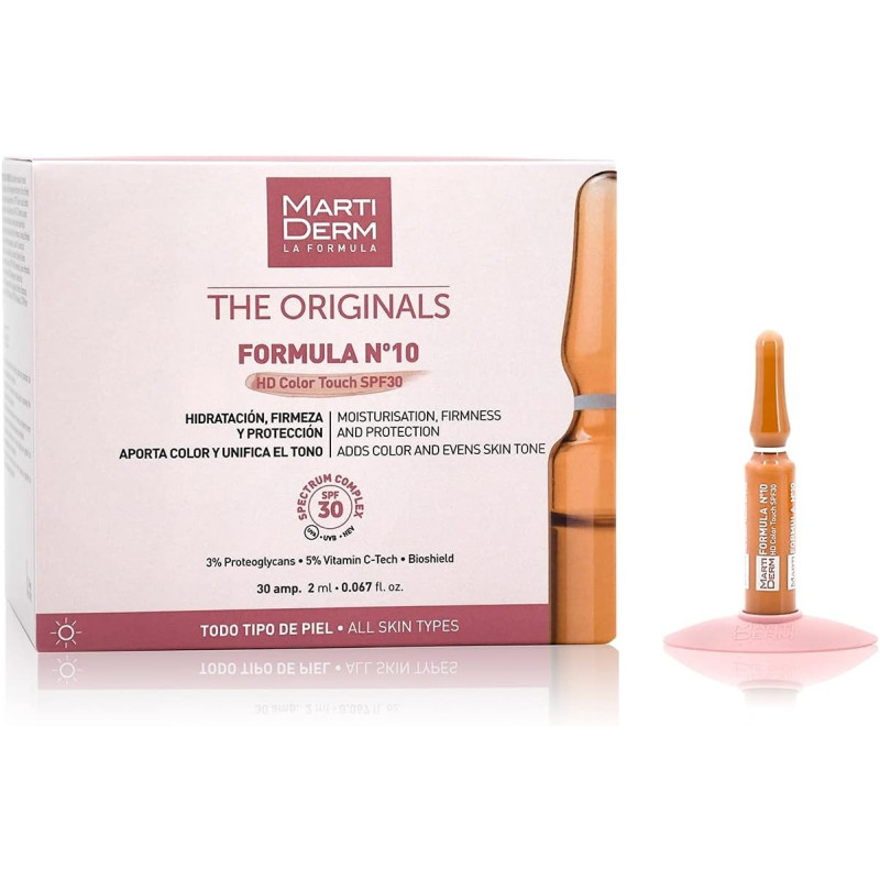 MARTIDERM FORMULA Nº 10 HD COLOR SPF 30 30 AMPOL