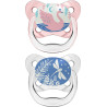 DR BROWNS CHUPETE SILI NOCT PREVENT 0-6 2U ROSA
