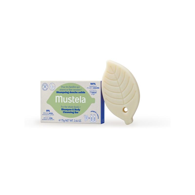 MUSTELA CHAMPU SOLIDO CABELLO Y CUERPO 1 PASTILL