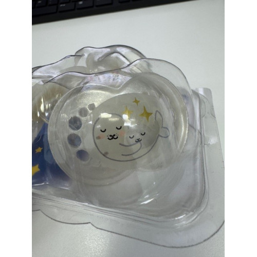 MAM CHUPETE SILICONA DAY&NIGHT 6+M 3 UNIDADES COLOR BLANCO