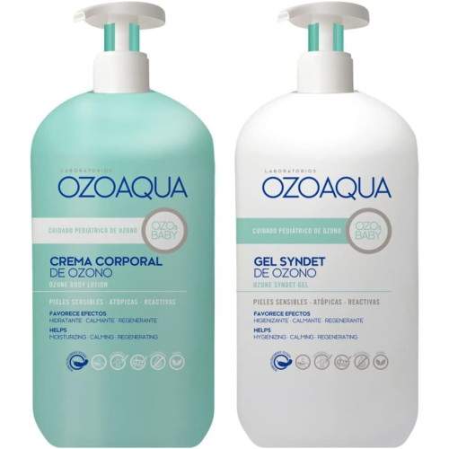 OZOBABY CARE PACK GEL SYNDET 500 ML + CREMA CORPORAL 500 ML