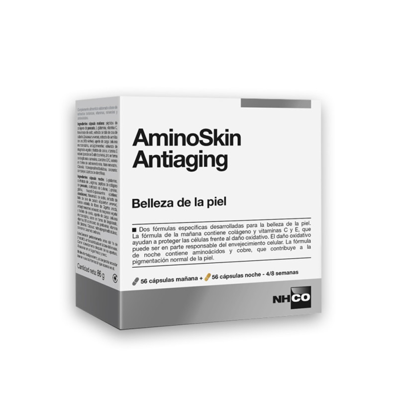 AMINOSKIN ANTIAGING 56 CAP MAÑANA+56 CAP NOCHE