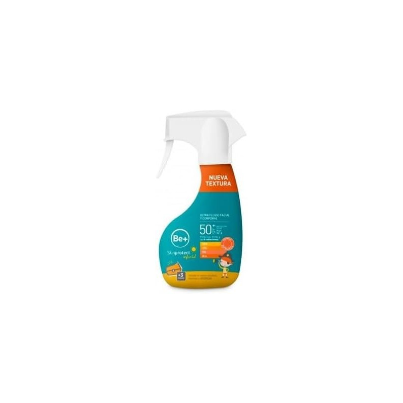 BE+ SKINPROTECT INFANTIL ULTRAFLUIDO SPRAY FACIAL Y CORP SPF 50 250 ML