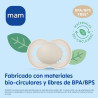 MAM ORIGINAL CHUPETE SILICONA FISIOLOGICO +6M PACK 2UD AZUL + GRIS CLARO