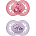 MAM ORIGINAL CHUPETE SILICONA  + 6 M MATT 2UD ROSA