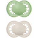 MAM CHUPETE SILICONA ORIGINAL + 6 MESES MATT N PACK DOBLE