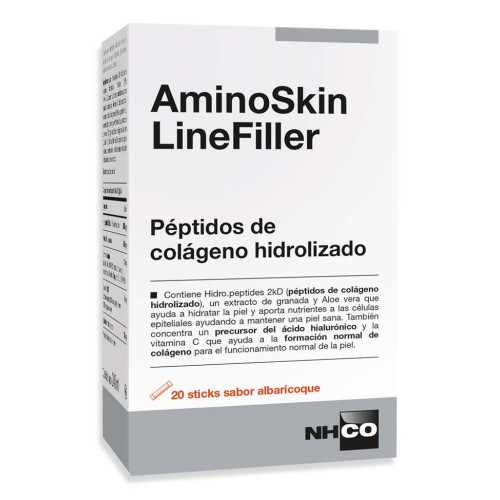 AMINOSKIN LINEFILLER 20 STICKS 12 G SABOR ALBARICOQUE