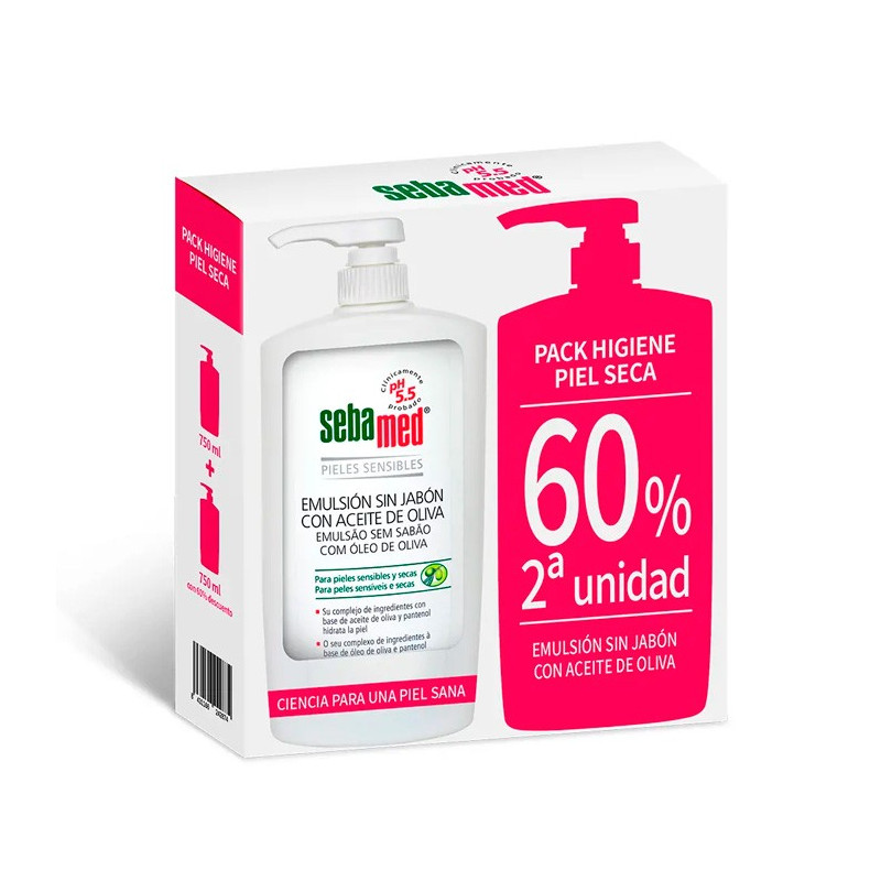 SEBAMED EMULSION ACEITE DE OLIVA 2ªUD 60%DTO 750