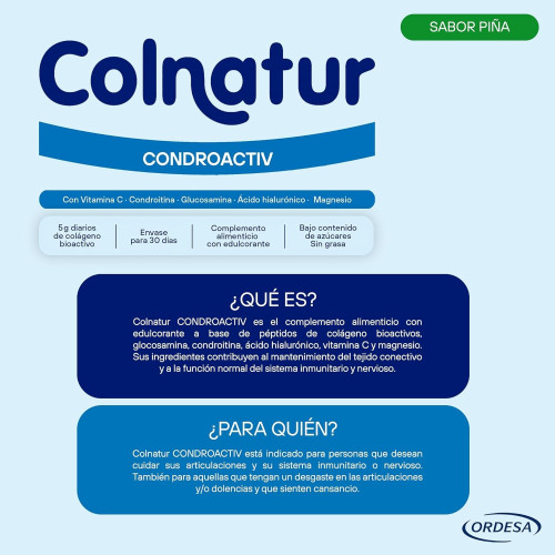 COLNATUR CONDROACTIV 30 SOBRES SABOR PIÑA
