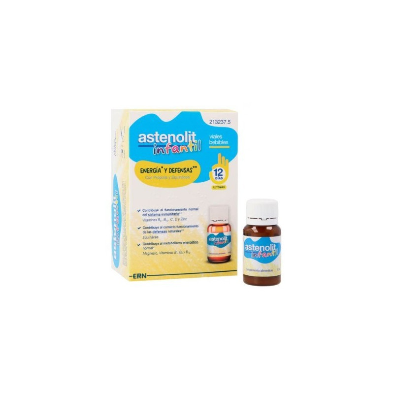 ASTENOLIT INFANTIL 12 VIALES 10 ML