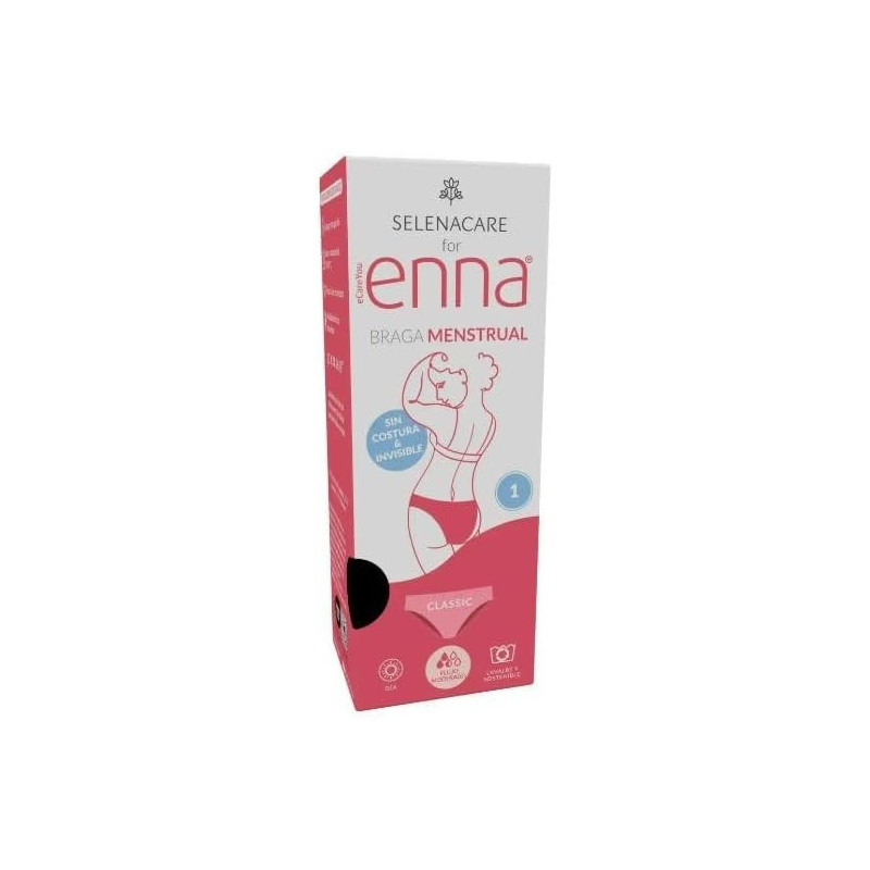 ENNA BRAGA MENSTRUAL CLASSIC S/COSTURAS T-1 (XS-M)