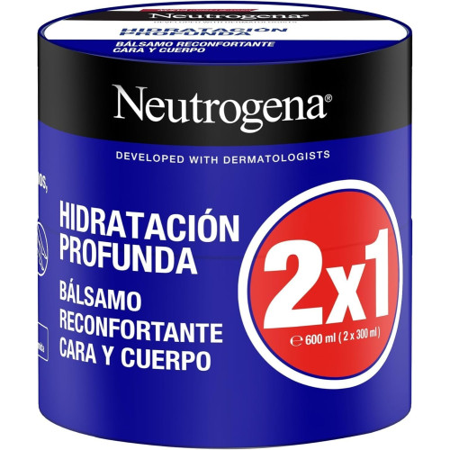 NEUTROGENA HIDR PROFUNDA BALSAMO CARA Y CUERPO 300+300ML