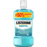 LISTERINE MENTOL SUAVE ZERO 750 ML PROMO 50% GRATIS