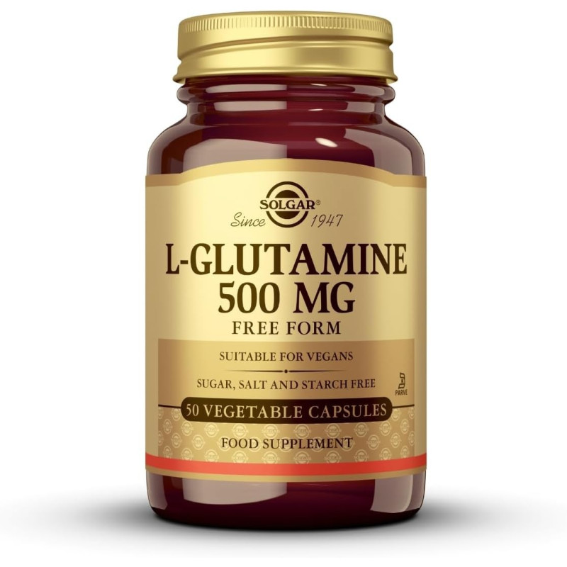 SOLGAR L-GLUTAMINA  500 MG 50 CAP