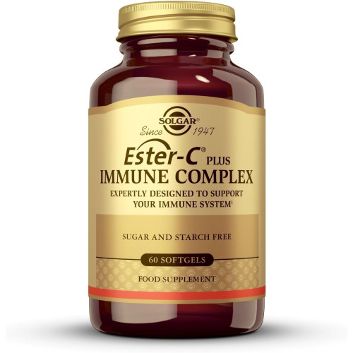 SOLGAR ESTER-C INMUNE COMPLEX  60 CAP