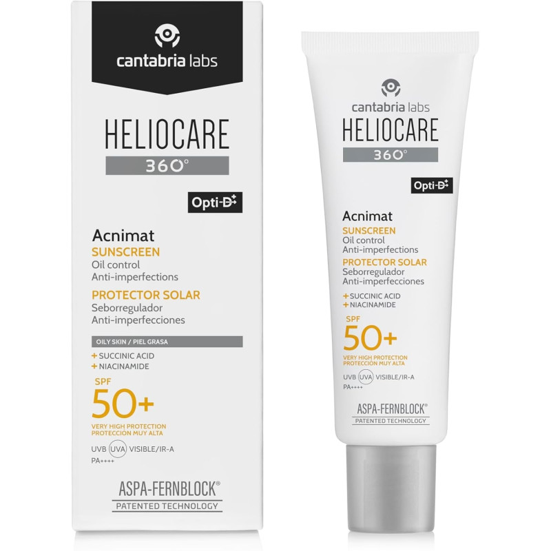HELIOCARE 360º SPF 50+ ACNIMAT PROTEC SOLAR SEBORREGULADOR 50 ML