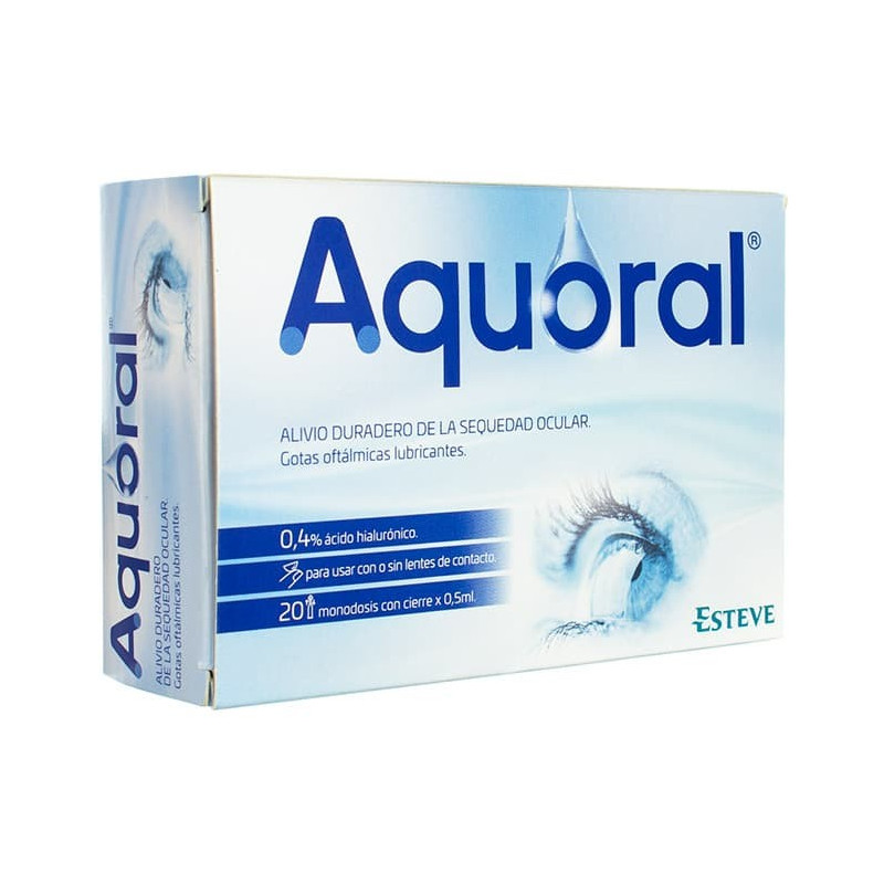 AQUORAL 0,4% 0,5ML 20 MONODIS