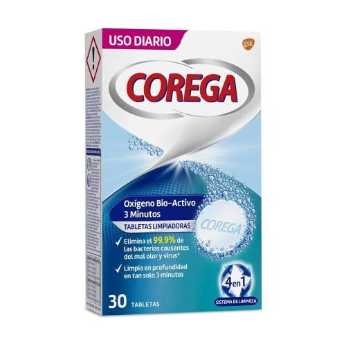 COREGA 3 MINUTOS 30 TABLETAS EFERVESCENTES