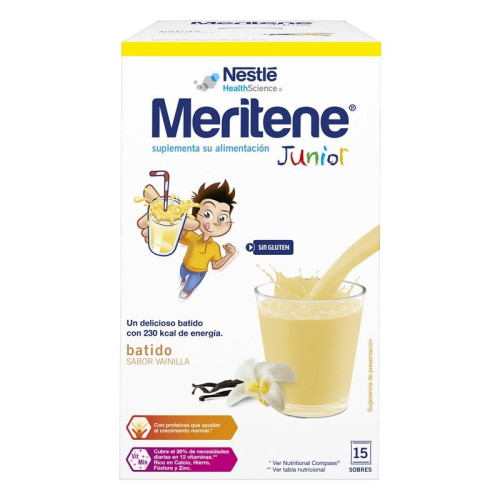 MERITENE JUNIOR VAINILLA 15 SOBRES