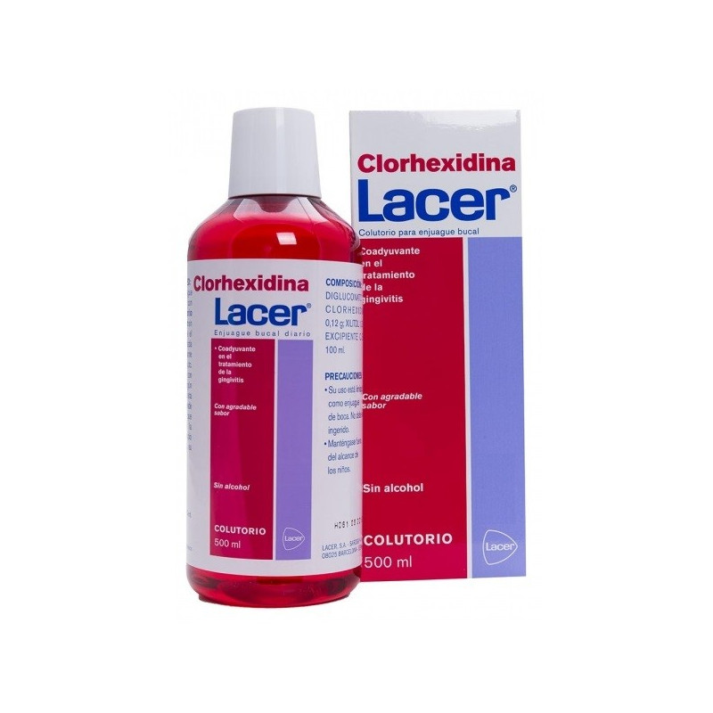 LACER COLUTORIO CLORHEXIDINA 500 ML
