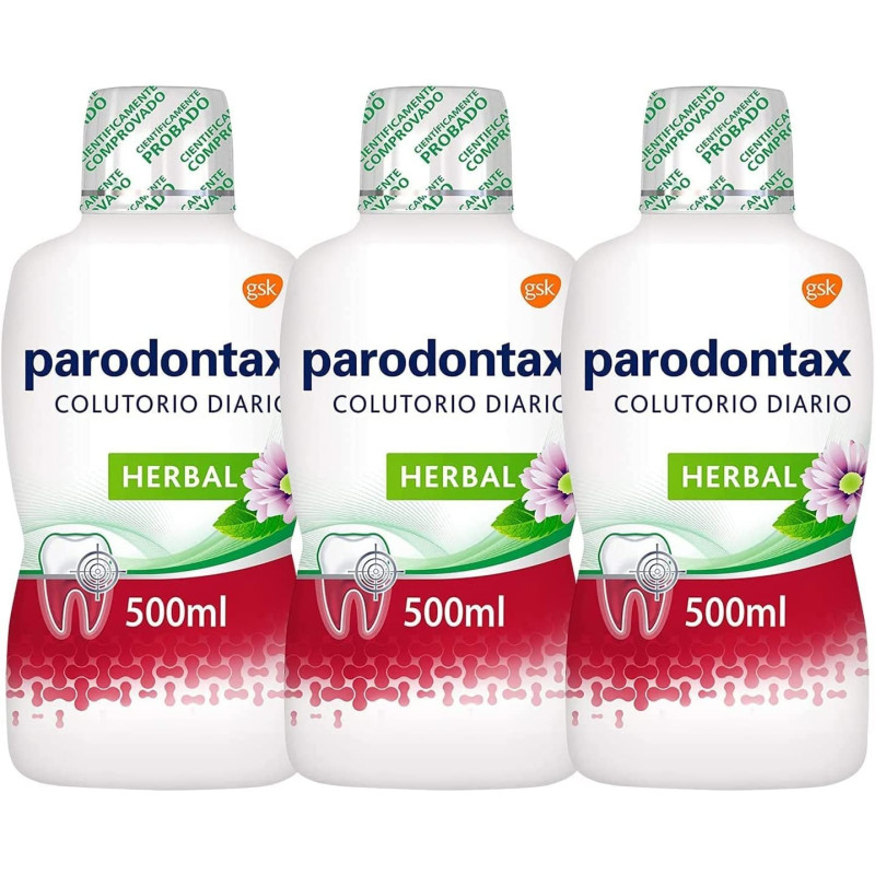 PARODONTAX COLUTORIO HERBAL 3 x 500 ml