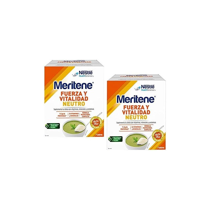 MERITENE NEUTRO  DUPLO. 2x7 sobres.