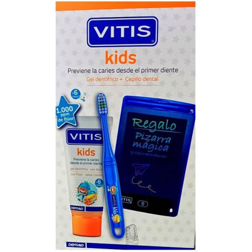 VITIS KIDS PASTA+CEPILLO+PIZARRA