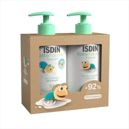 ISDIN BABYNATURALS  GEL CHAMPU 400ML+LOCION 400ML